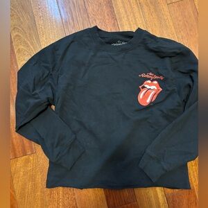 Rolling Stones cropped sweatshirt